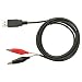Produktbild DSD TECH SH-U13 USB zu RS485 Adapter mit Krokodilklemmen Kompatibel mit Windows Linux und Mac OS