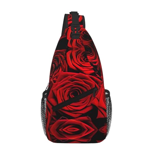 Sac à dos à bandoulière homme léger contre le mal de dos motif roses