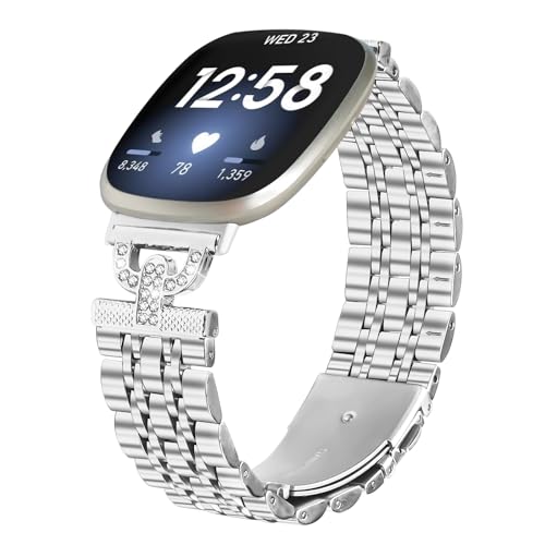 ���^���X�g���b�v Fitbit Versa 4&Sense 2�Ή� ���߉\��D�^�X�|�[�c�J�W���A���X�^�C���o���h Fitbit Versa 3&Sense ���f�B�[�X �����Y (�V���o�[�A�����T�C�Y)