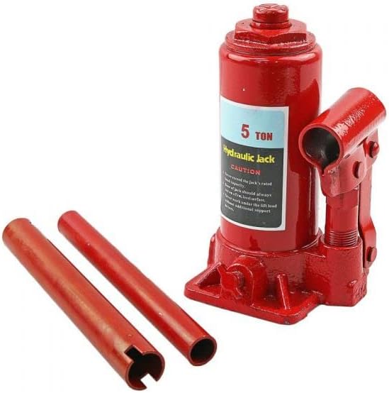 AQSON Hydraulic Bottle Jack 5 Ton for Lifting Cars & SUVs