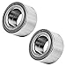 Detroit Axle - 2 Front Wheel Bearings for Jeep Patriot Compass Dodge Caliber Mitsubishi Lancer Outlander Sport, Wheel Bearing Replacement Wheel Bearings Assembly Set