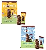 Vegan Mini Chocolate Easter Bunny - Caramel and Vanilla Flavours by NOMO - Dairy Free - Gluten Free - Egg Free - Nuts Free