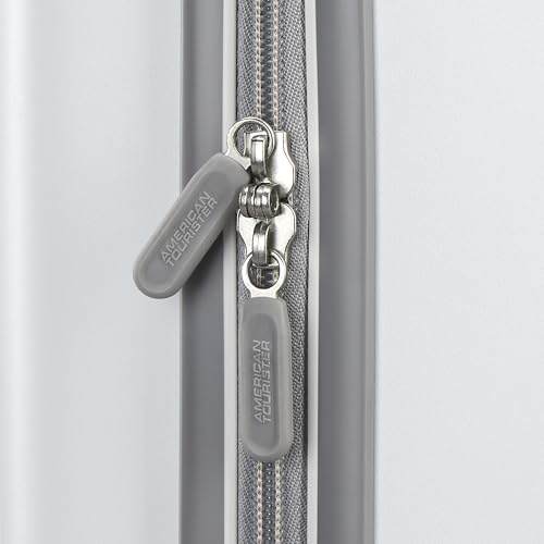 American Tourister Fathead Underseater Carry-On Luggage - Airline Approved - Customize with Favorite Sports or Character Decal - Durable ABS Hardshell - RightHeight&trade; Adjustable Handle - White