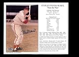 Stan Musial PSA DNA Signed 8x10 Stat Photo Autographed Cardinals