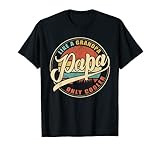 Mens PAPA like a Grandpa ONLY COOLER Funny Dad Papa Definition T-Shirt