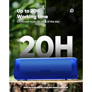 Bluetooth Portable Wireless Speakers with HD Sound, IPX5 Waterproof, Up to 20H Playtime, TWS Pairing, BT5.3, for Home/Party/Outdoor/Beach, Electronic Gadgets, Birthday Gift (Blue) Bluetooth Portable Wireless Speakers with HD Sound IPX5 Waterproof Up to 20H Playtime TWS Pairing BT53 for HomePartyOutdoorBeach Electronic Gadgets Birthday Gift Blue