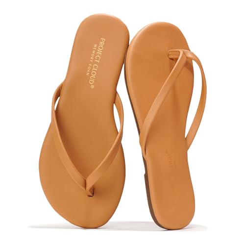 Project Cloud Kids Sandals For Girls Footwear with Memory Foam Insole Kids Flip Flops - Lightweight & Slip Resistant Girls Sandals Summer Beach Essentials (Little Foundations)