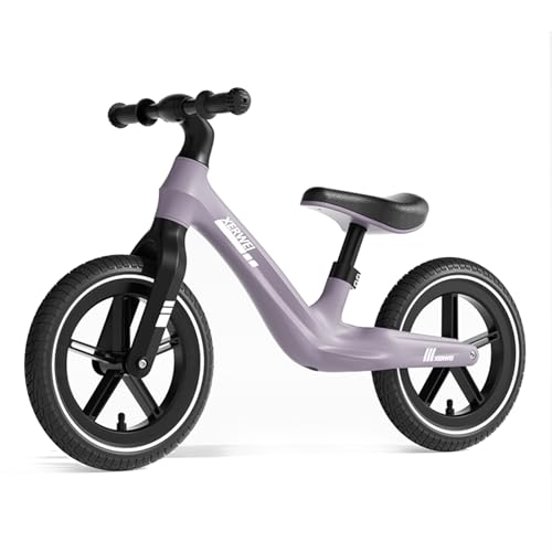 DAYONG Balance Bike for Kids No Pedal Toddler Training Bicycle with Height Adjustable Seat Lightweight Walker Bike with Inflatable Wheels for 3-7 Years Old Boys Girls. (Colour D)