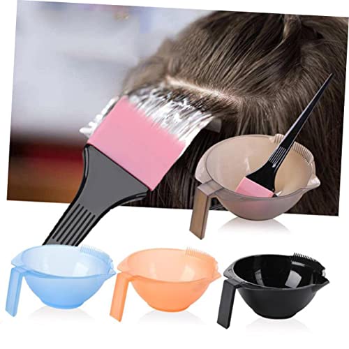 FRCOLOR 1 Conjunto 9 Pçs Conjunto De Liquidificador Ferramentas De Coloração De Cabelo Tigela De De