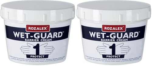 Image of ROZALEX ROZ-6043281 Wet-Guard Protection Barrier Cream Tub, 450 ml (Pack of 2)