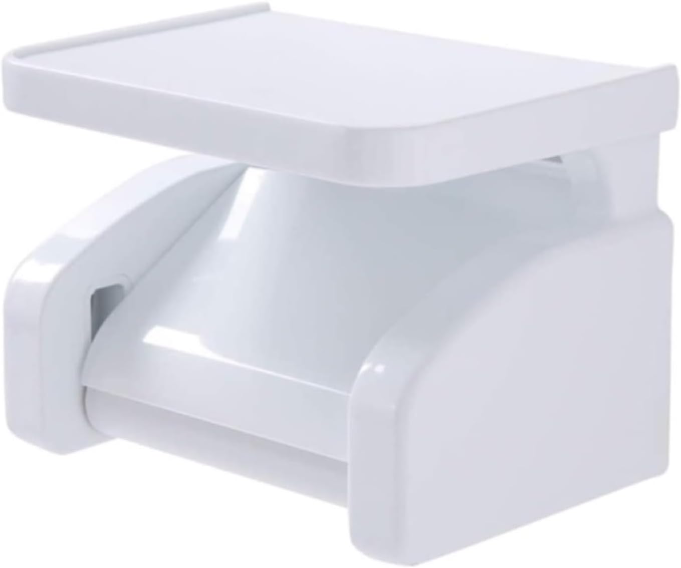 TOWINE Toilet Paper Holder Paper Towel Dispenser with Stand Punch-Free Toilet Paper Dispenser Modern and Simple Wall-Mounted Toilet Roll Dispenser Toilet Paper Holder Wall Bathroom Accessories