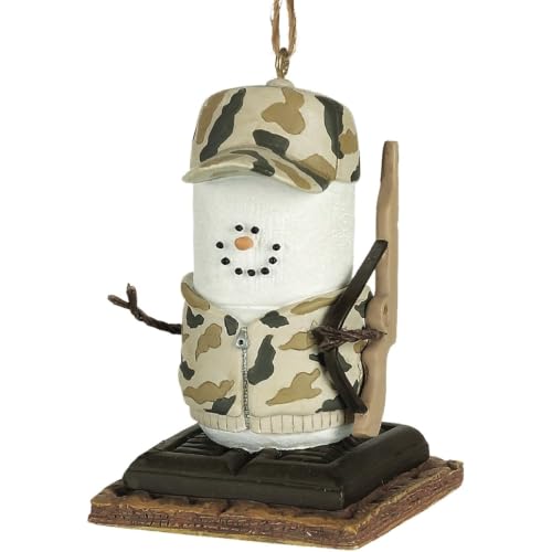 Midwest CBK S'Mores Camo Hunter Resin Hanging Christmas Ornament