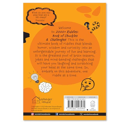 Image of 2000+ Riddles Book of Chuckles & Challenges