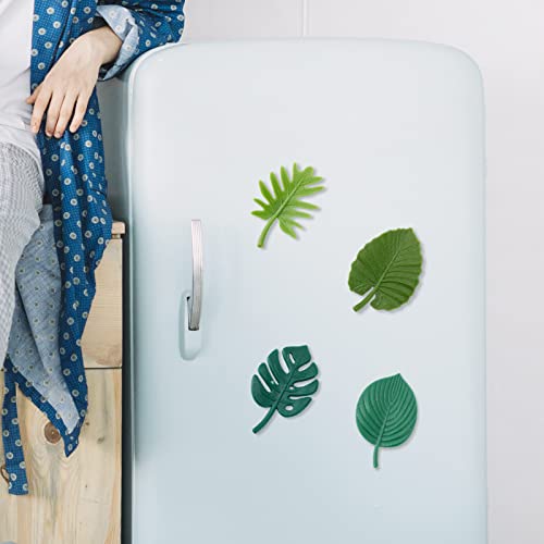 16 Piezas Imanes Decorativos Hoja Monstera miniatura 4