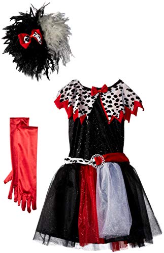 Fun World Dalmatian Diva Child Costume, X-Large, Multicolor