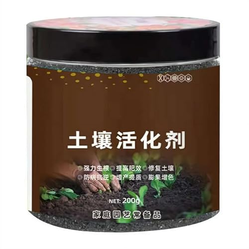 Soil Activator Revitalizer, Lawn &amp; Garden Soil Conditioner, Plant Food Enhancer for Farmland Orchards Flower and Vegetable Planting (200g)