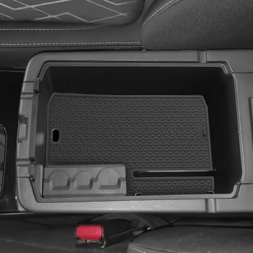 Preisvergleich Produktbild YEE PIN Mittelkonsole kompatibel mit Mitsubishi Eclipse Cross 2018-2022 (Automatic & Electronic Brake) 2018 2019 2020 Handschuhfach für Armlehne Organizer Aufbewahrungsbox Mit Rutschfestermatte