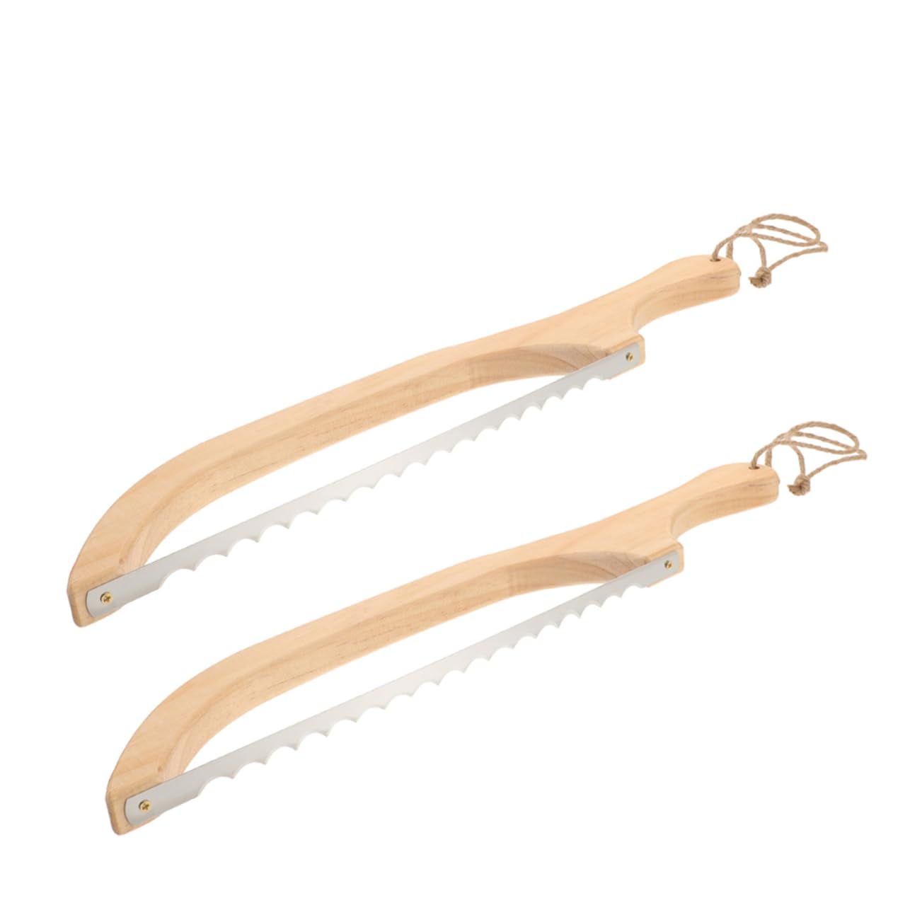MAGICLULU 6 Pièces Outil Pour Trancher Le Coupe- En Acier Inoxydable Gâteau Gravé Coupe-gâteau Dentelé Outil De Coupe De Cuisson Coupe-gâteau En Acier Inoxydable Long Bois