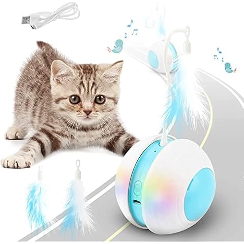 Oziral Pelota de Juguete Eléctrica para Gatos Cover