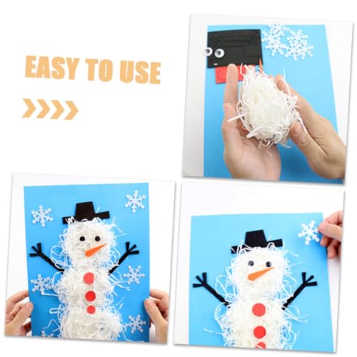 Toyvian 2 Conjuntos De De Neve DIY Para Crianças Adereços De De Neve De Natal Kit De Decoração De De