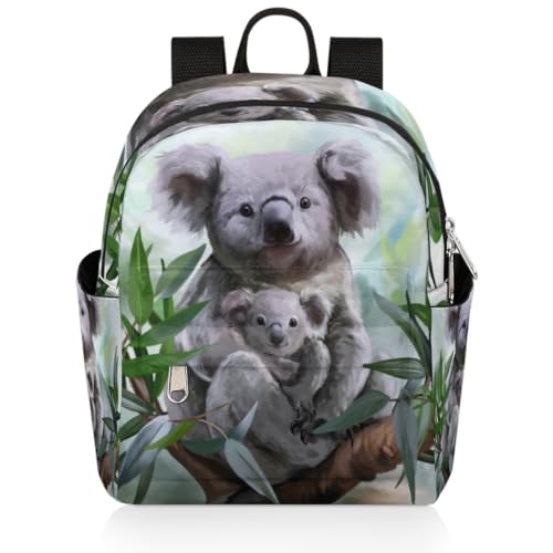 Sac à dos Koala aquarelle idéal pour vos voyages légers et sorties en ville