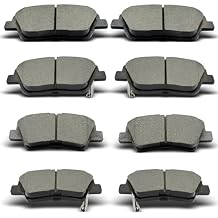 Front Rear Ceramic Brake Pads Sets 8pcs Fit For Hyundai Sonata 2011-2015,For Kia Optima 2011-2015