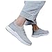 Schuhe Damen Sneaker Leichte, Gestrickte Schnürschuhe Bequeme Sneaker Laufschuhe Schnürschuhe Casual Mode rutschfeste Schnürschuh Damen Sportschuhe Outdoor Lässige Leichtgewicht