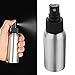 Furnido 1 oz Aluminium Essential Oil Spray Bottle Refillable Perfume Fine Mist Atomiser Empty Beauty Metal Spray Bottles Cosmetic Packaging Container Travel subpackage Bottles 4-Pack (Black Caps)