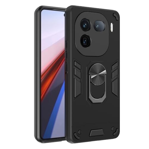 Image of NDCOM for iQOO 12 Back Cover Premium | Sleek iQOO 12 Back Cover | Stylish iQOO 12 Case | Protective Case for iQOO 12 | Ring Holder Case