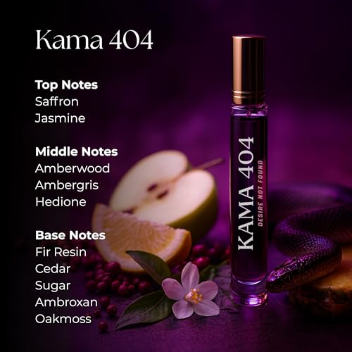 Image of Paradyse Perfume Kama 404 Unisex Eau de Parfum, Floral Woody Scent 10 ml