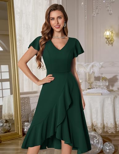 Image of DRESSTELLS Women's Cocktail Dresses 2026, Formal Fall Wedding Guest Dress