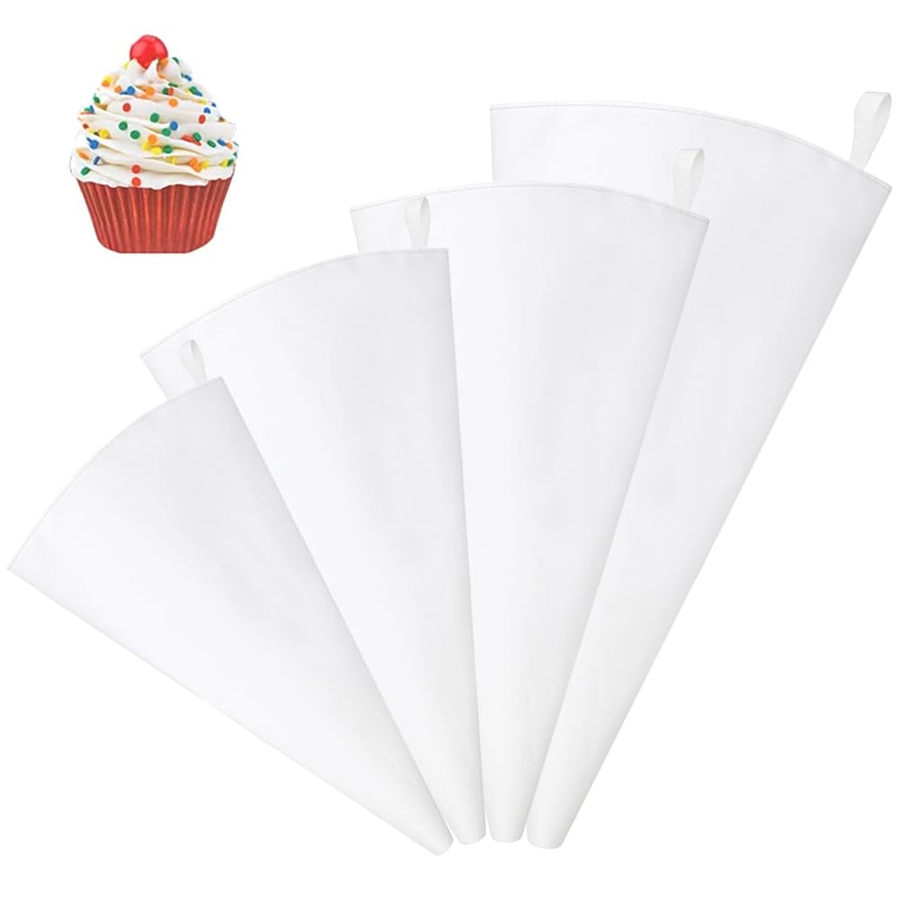 Sac A Poche Riutilizzabile Set Professionale Per Decorazione Torte - 36 Sac à Poche Riutilizzabili, 25 Beccucci, Accessori Per Piping E Pasticceria Sac A Poche Usa E Getta