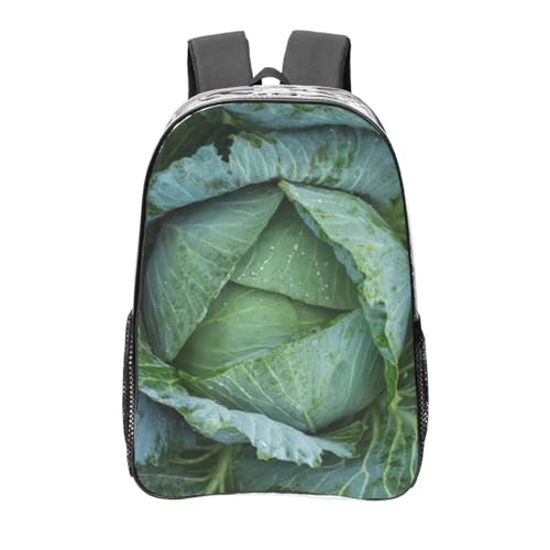 Sac à dos en PVC transparent imprimé chou lumineux pour stade et voyage taille unique