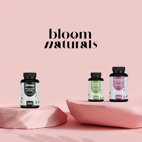 Chrom Picolinat hochdosiert - 400x Tabletten hochdosiert mit 200 mcg Chrom pro Tablette - vegan und produziert in Deutschland - Verpackung kann variieren