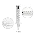 10pcs 0.3ml Empty Ampoule Nozzle + 1 pc Adapter - Non Invasive Disposable Accessories Parts - without Hydrating Hyaluronic Acid Serum