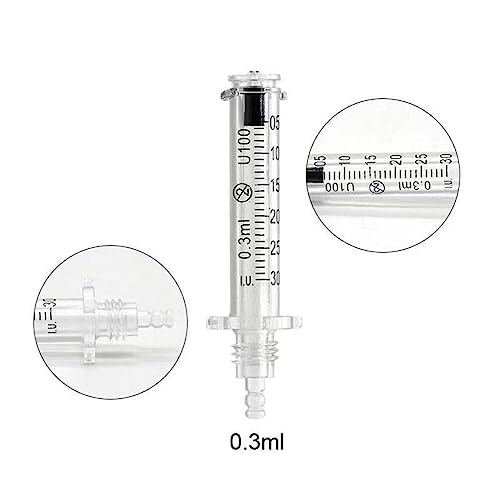 10pcs 0.3ml Empty Ampoule Nozzle + 1 pc Adapter - Non Invasive Disposable Accessories Parts - without Hydrating Hyaluronic Acid Serum - Image 4