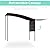 Outsunny 10' x 8' Outdoor Pergola and Patio Gazebo, Extendable Side Awning, Sun Shade Shelter for Garden, Camper, Deck, Doors and Windows, Brown