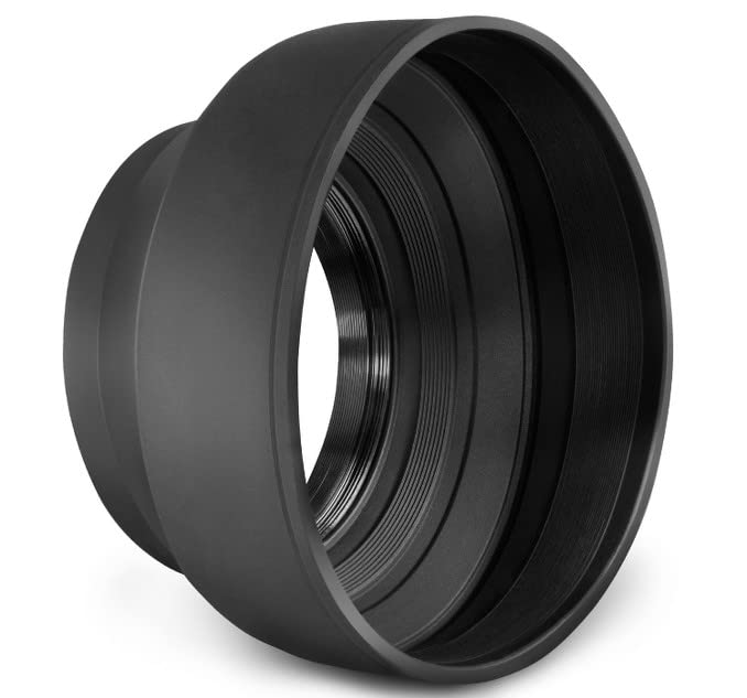 Paraluce Metallico 67mm Per Teleobiettivo – Alto 37mm – Filtro Frontale 72mm – Compatibile Universale