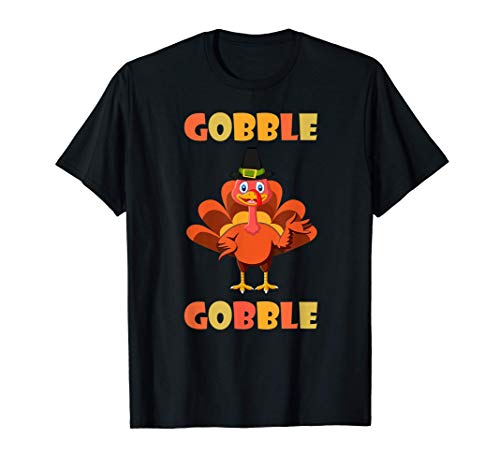 Gobble Gobble Tacchino Regalo Thanksgiving per Donna Uomo Maglietta