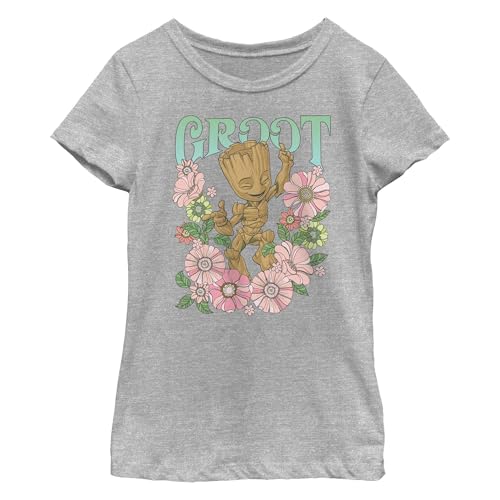 Marvel Girl's Groot Flower Dance T-Shirt