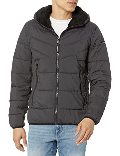 Calvin Klein Men's Alternative Down Puffer Jacket with Bib