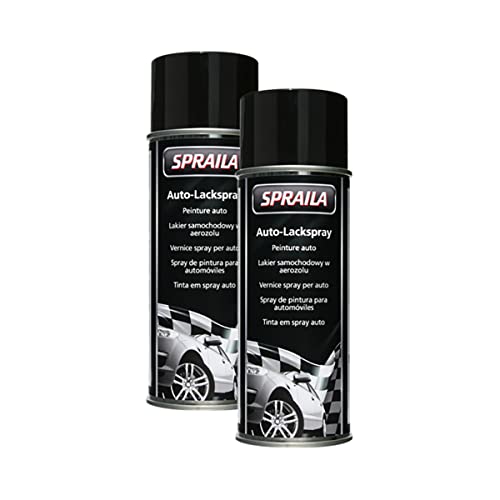 2 x kwasny 300 921 Auto de K spraila spraila aerosol (Negro Mate 500 ml