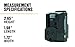 Yellow Jacket 2762, 120-Volt, 15-Amps, 1800-Watts Single Outlet GFCI Adapter, For Indoor Use With Manual Reset, Black
