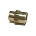 EDGE INDUSTRIAL Brass REDUCING Coupling 1/4" X 1/8" Female NPT FNPT Fuel/AIR/ Water/Oil/ Gas WOG