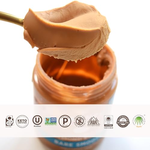 image for Barney Butter Almond Butter, Bare Smooth, 16 Ounce Jar, No Added Sugar