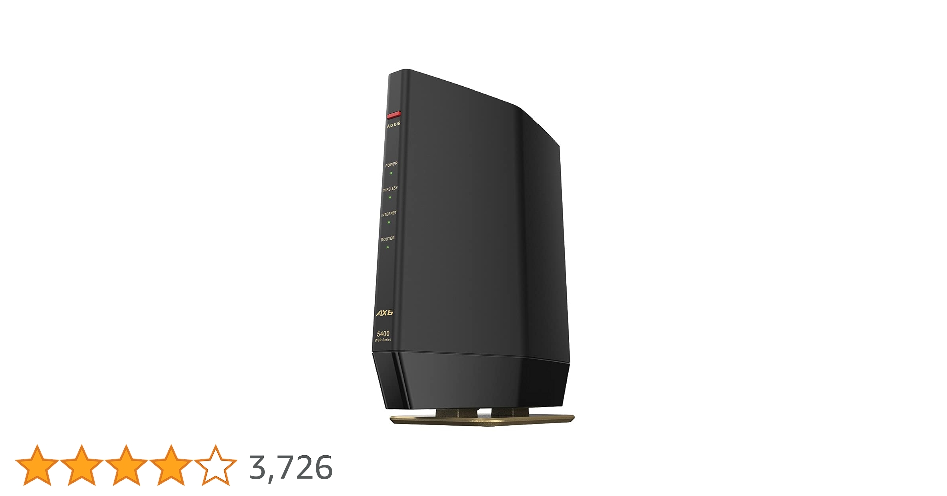 バッファロー　Wi-Fi5400中継機セット WEX-5400AX6 無線LAN中継機 11ax/ac/n/a/g/b 4803+573Mbps 1台