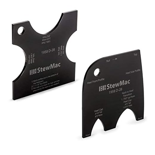 Plantilla Conformado Mástil StewMac, 1958 Martin D-28