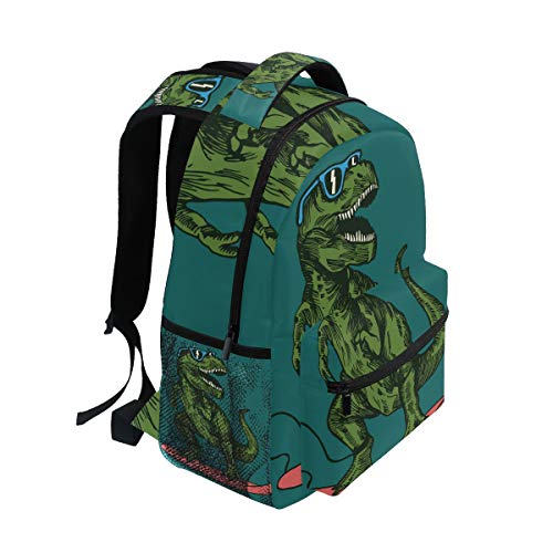 School Backpack Skateboard Dinosaur Teens Girls Boys Schoolbag Travel Bag2