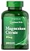 Puritans Pride Magnesium Citrate 100 mg Capsules, 200 Count