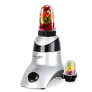 Su-mix ORNBMA21 600Watts Mixer Juicer Grinder with 2 Jars (1 Large Bullet and 1 Small Bullet) - Black